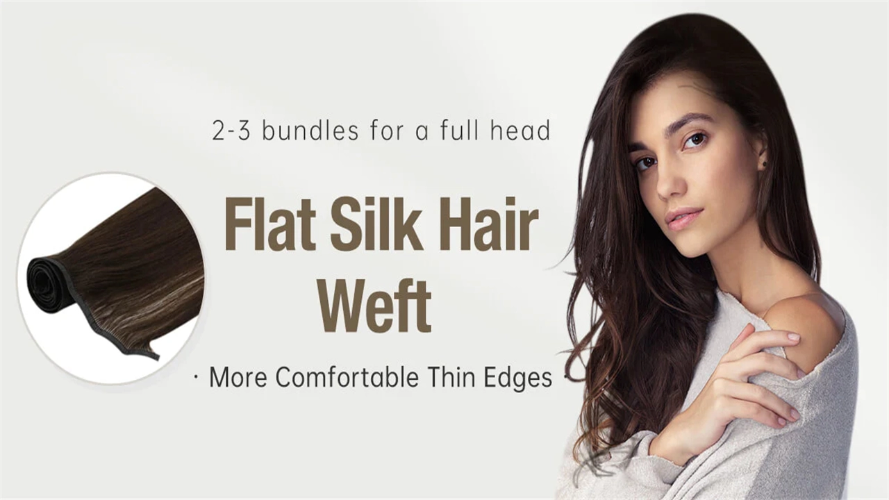 All you need to know about Flat silk weft hair extensions